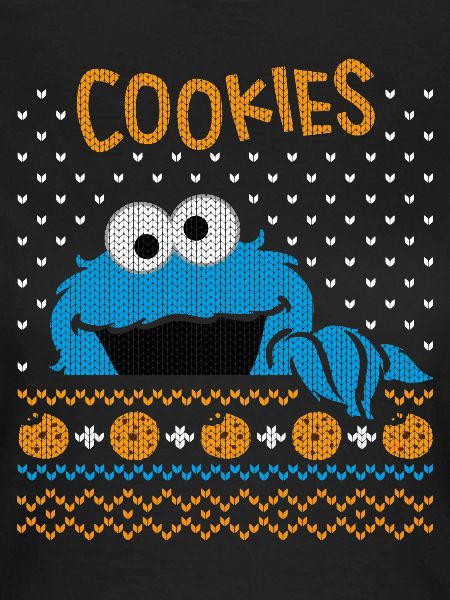 Sesame Street Cookie Monster Grimme Xmas