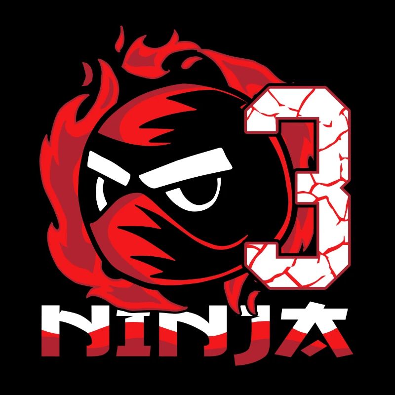 Kids Ninja 3rd Birthday Boy 3 years old