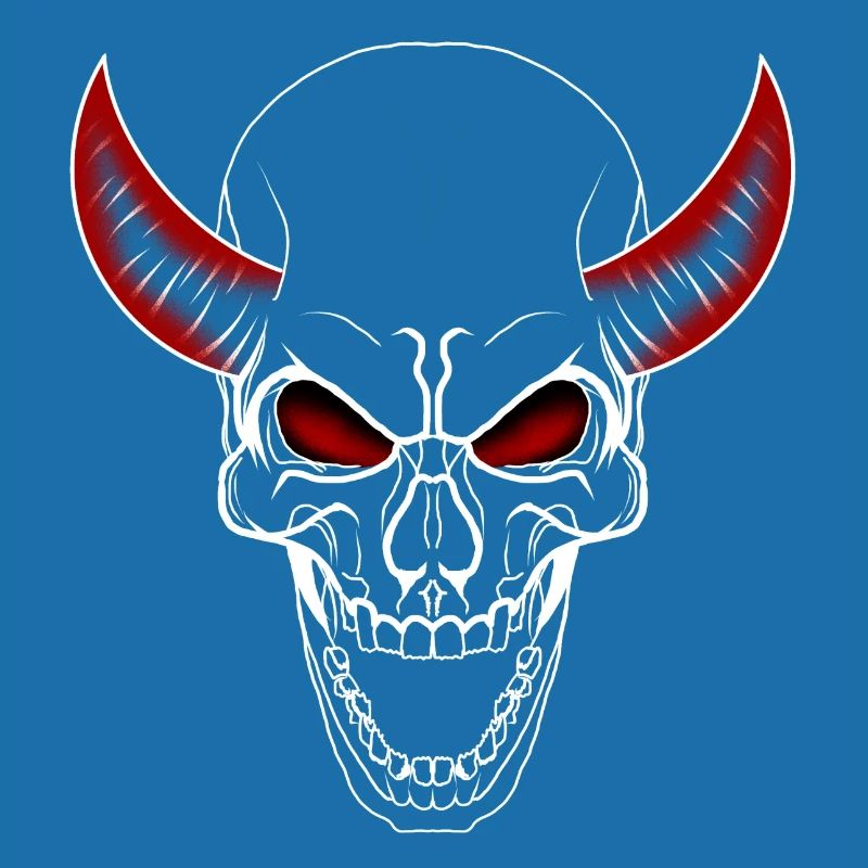 Cornes de diable de crâne