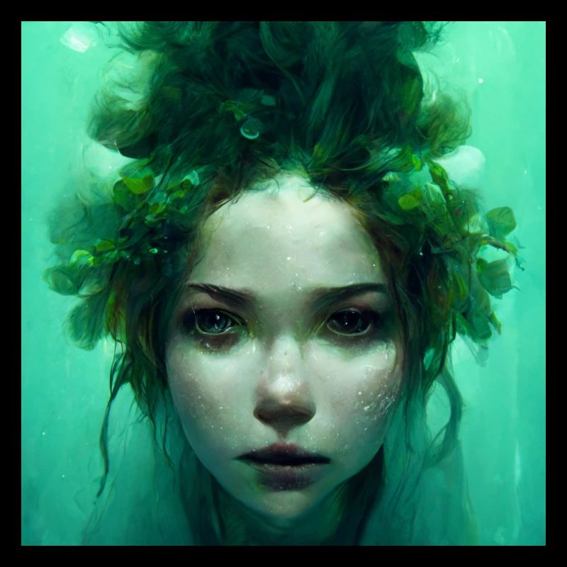 under water