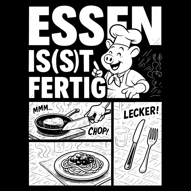 Essen is(s)t fertig Comic Design
