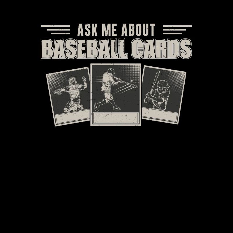 Classic Ask Me About Baseballkarten, ein