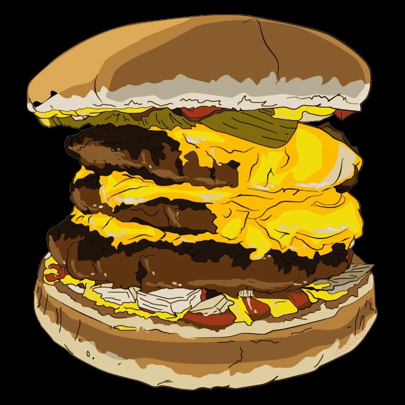 Burger cheeseburger giant
