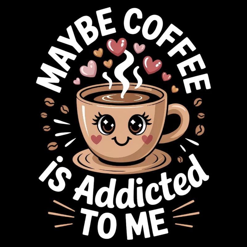 maybe coffee is addicted to me