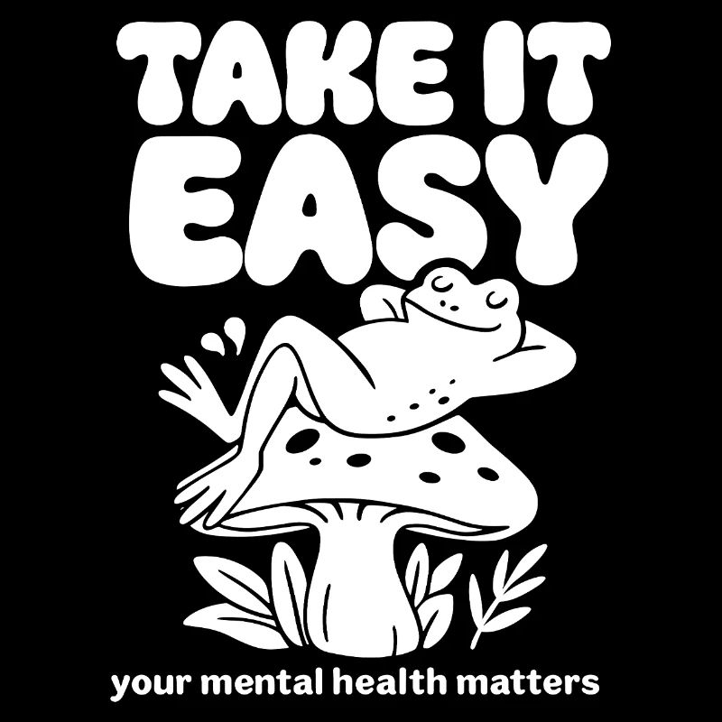 Take It Easy - Entspannter Frosch