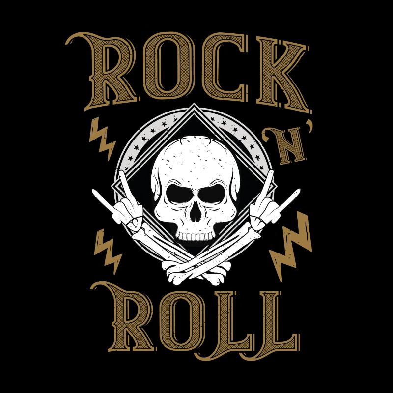 Crâne de Rock N Roll