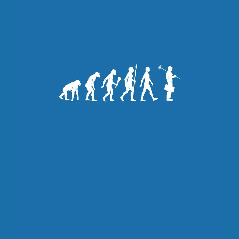 Lustige Schornsteinfeger Evolution Geschenkidee