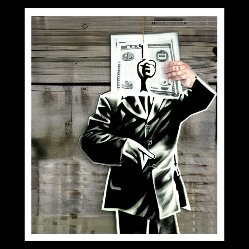 Geld an einer Schnur