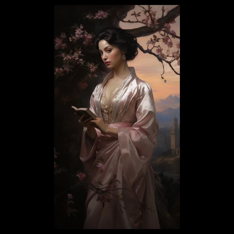 Conception romantique de Portrait de princesse