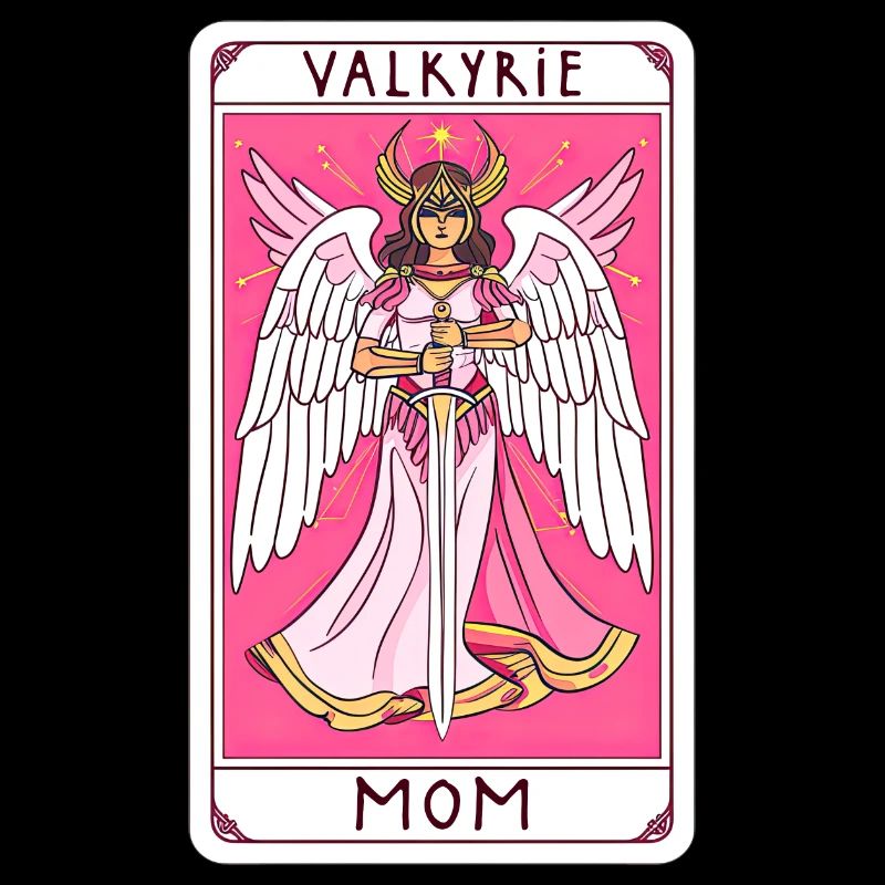 Valkyrie Mom Viking Card