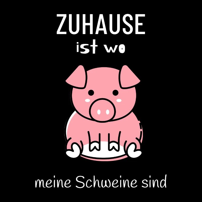 Schweine Zuhause Tiere