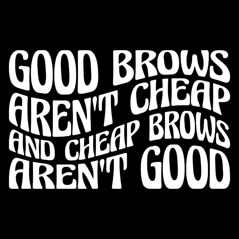 Les sourcils bon marché ne sont pas bons 4