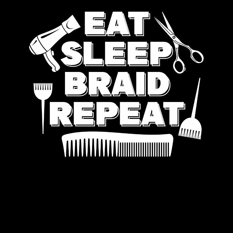 Manger Sleep Tresse Coiffeur Coiffeur
