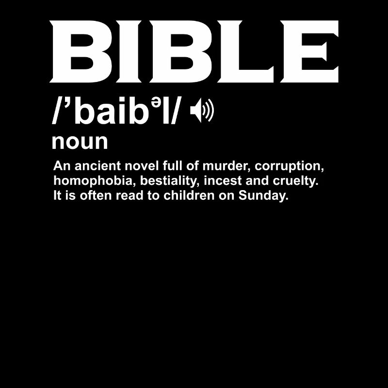 Funny Bible Definition For Atheist