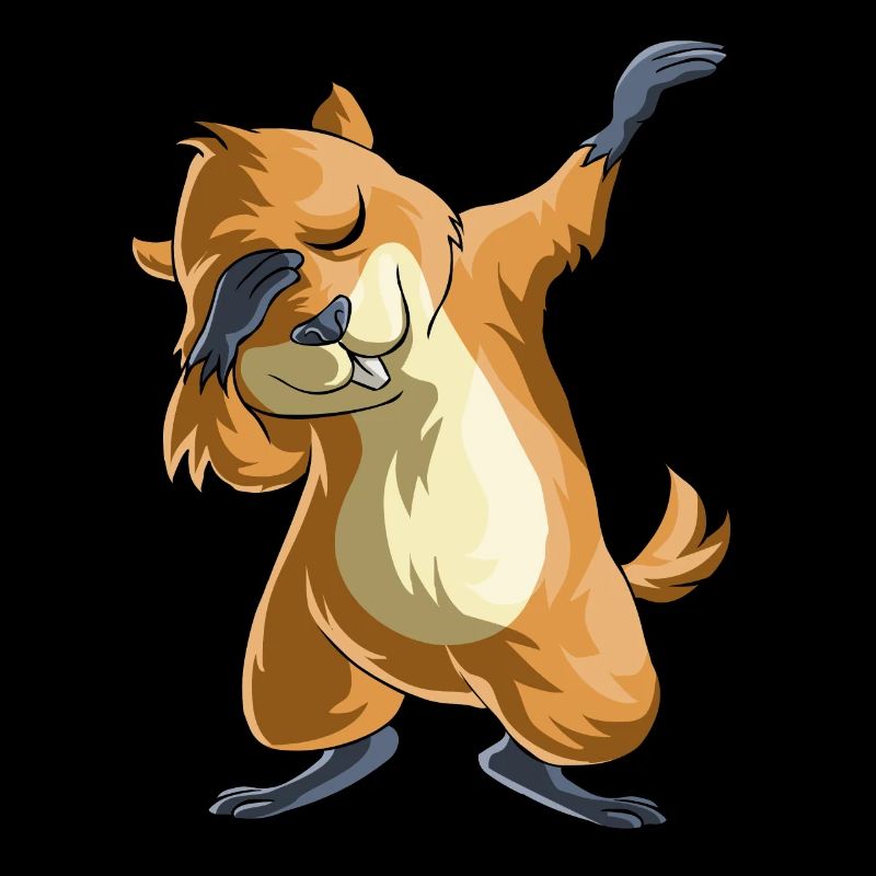Dabbing Groundhog