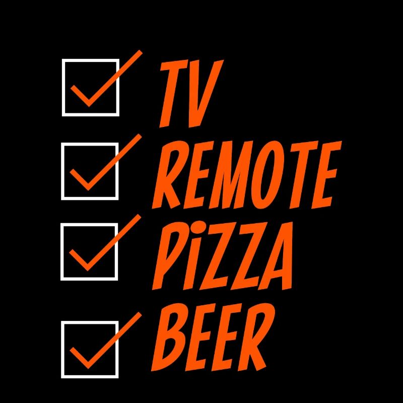 TV Télécommande Pizza Bière 4