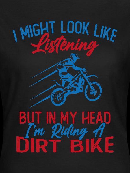 In mijn hoofd rijd ik op een motorfiets / Humor Motorcycle