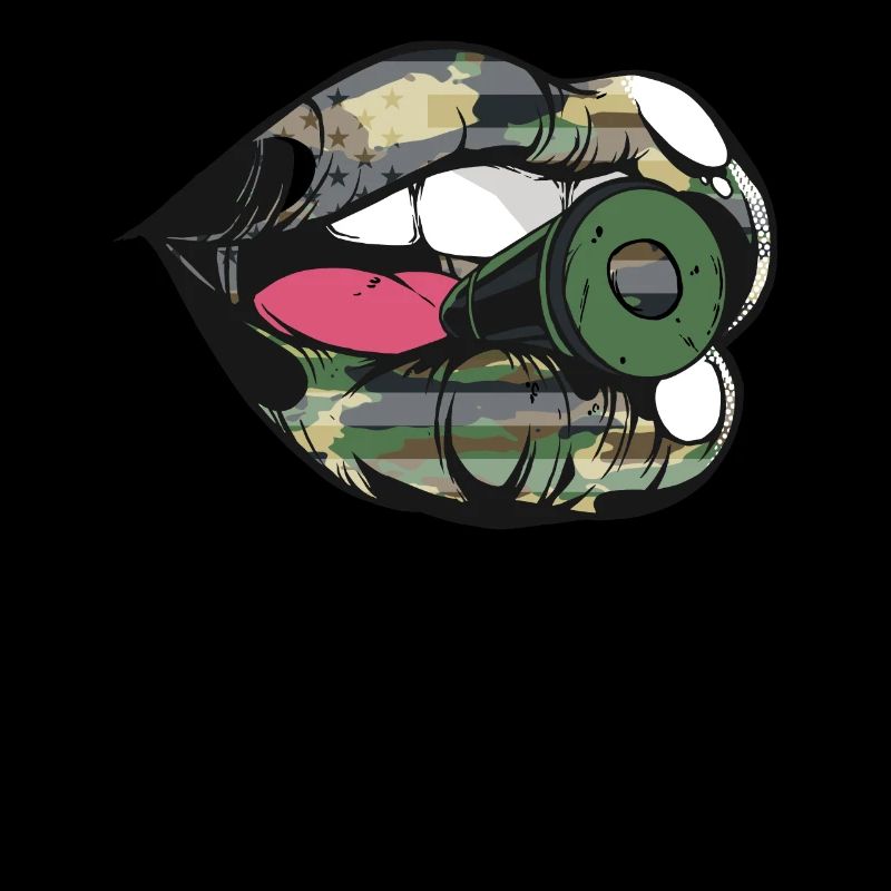 US Armed Forces Military Lip Bullet Army First Res