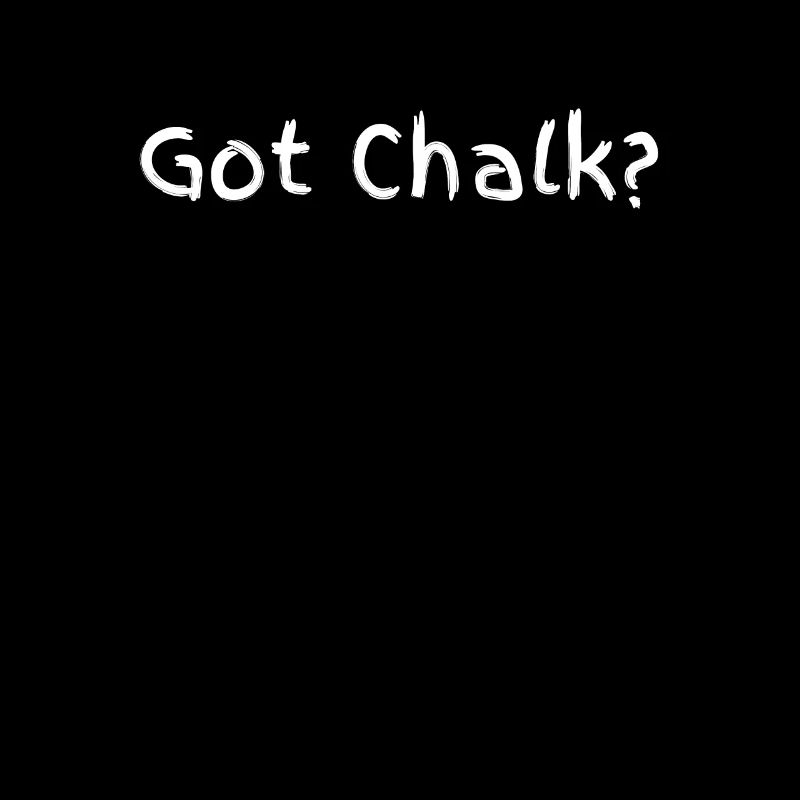 Vous avez de la craie?
