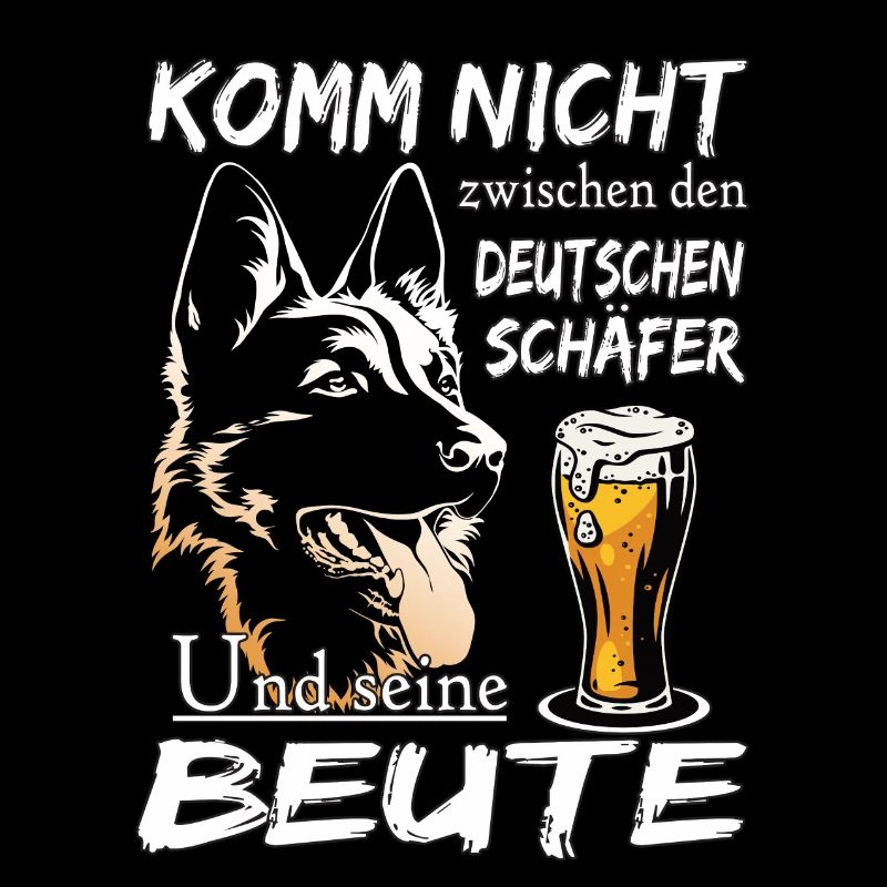 Schäfer Hund Bier - Schäferhunde Design