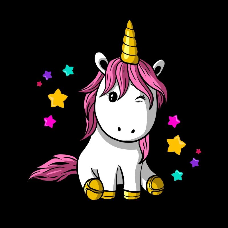Unicorn with stars
