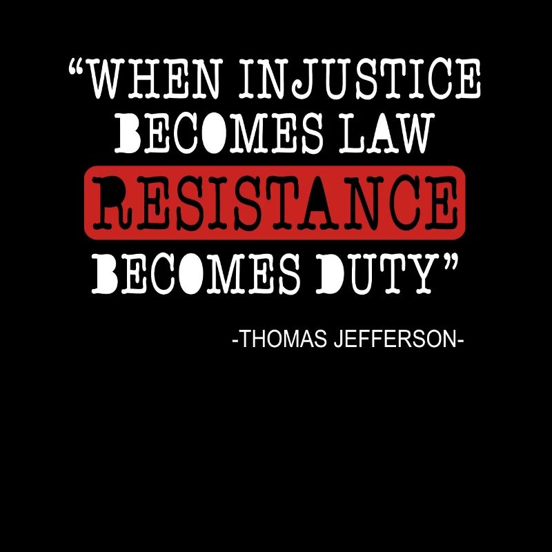 When resistance becomes mandatory, gift idea