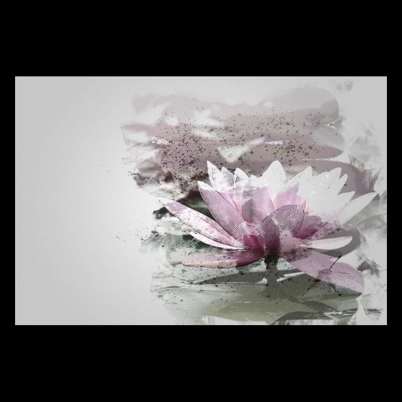 Seerose abstrakt