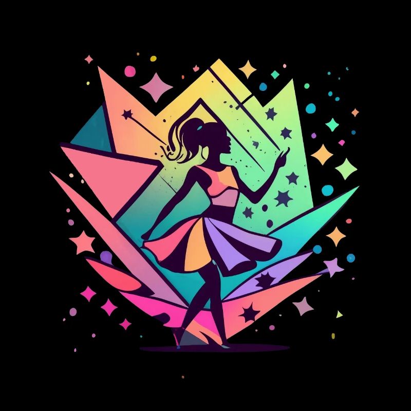 Danse vibrante de couleurs