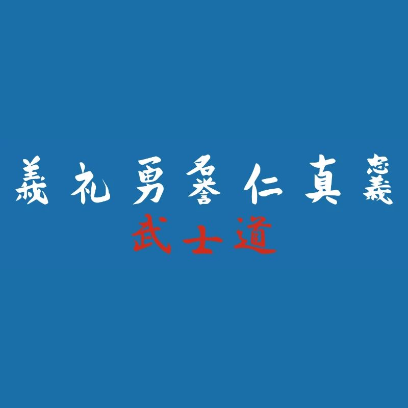 7 Tugenden eines Samurai MMA Samurai Geschenk