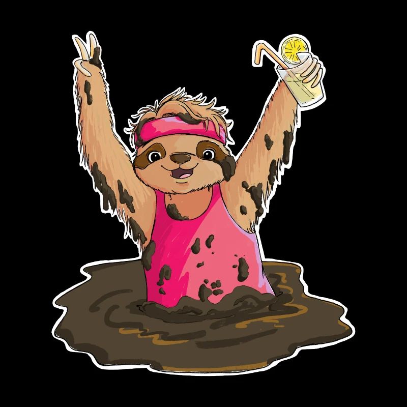 Mud Run Sloth