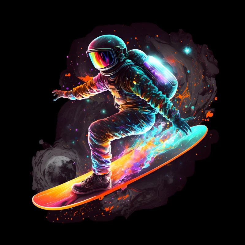Un astronaute surfe dans l’espace
