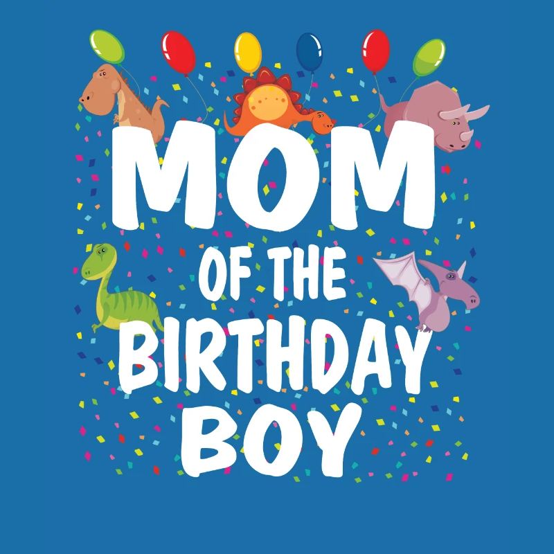 Mutter des Geburtstagskindes Dino Theme Boys Bday