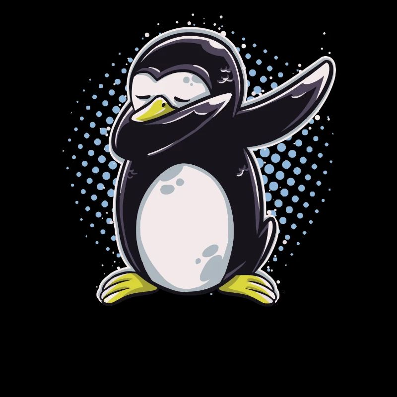 Pinguin Dabbing dab Tanz Geschenk Geburtstag