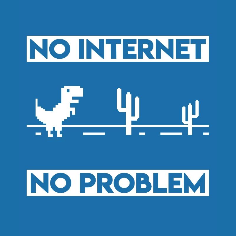 Pas d'Internet pas de problème programmeur humour
