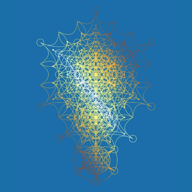 Dimensions incurvées de la géométrie sacrée