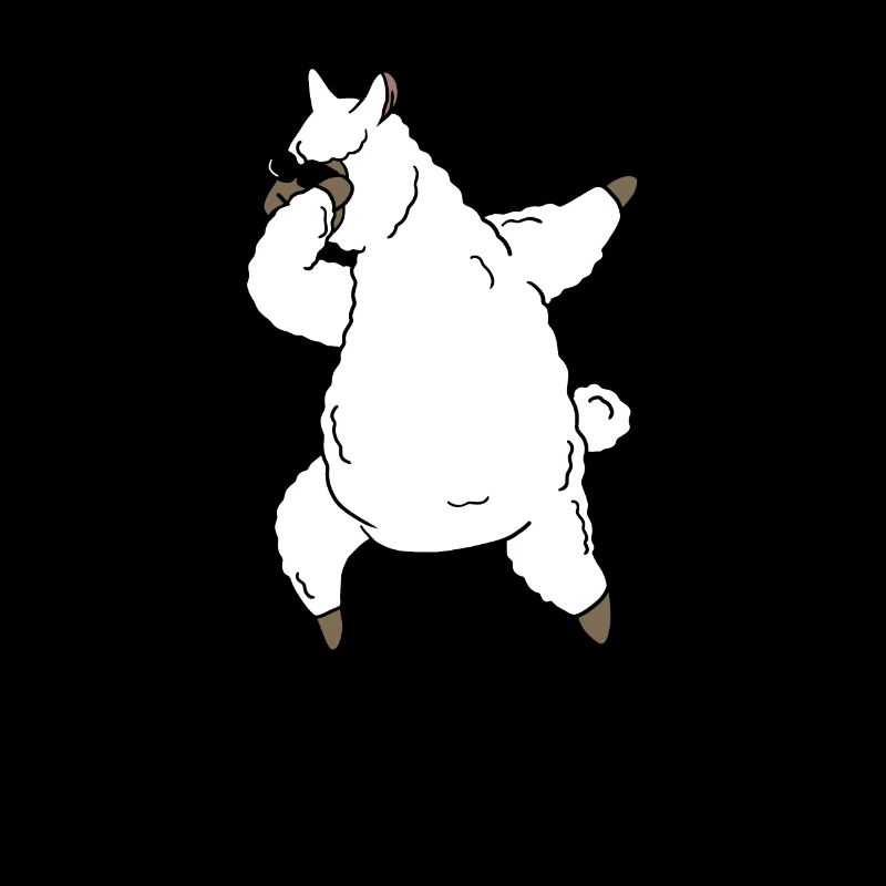 Funny Dabbin Llama Alpaca Dance