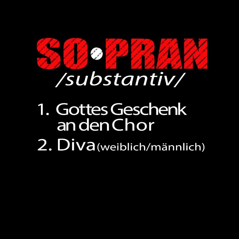 Sopran Sänger Chor Singen