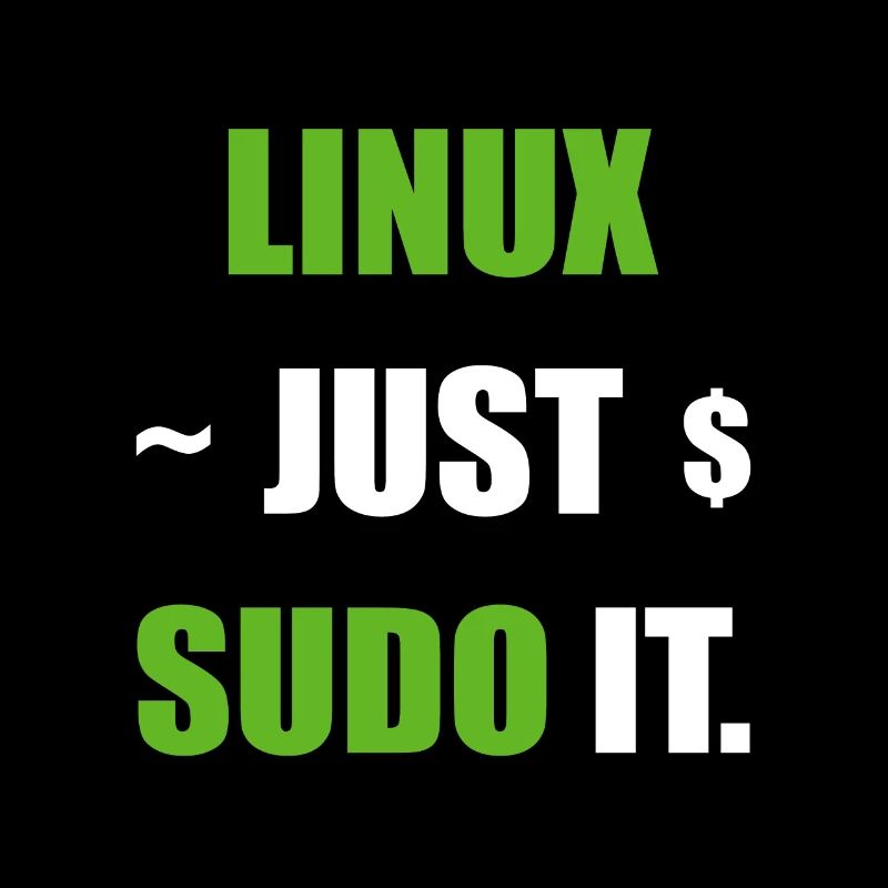 Linux Just Sudo it Debian Unix Ubuntu Benutzer