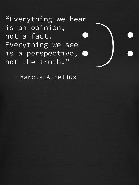 Stoisk citat af Marcus Aurelius, Illusion, Point of