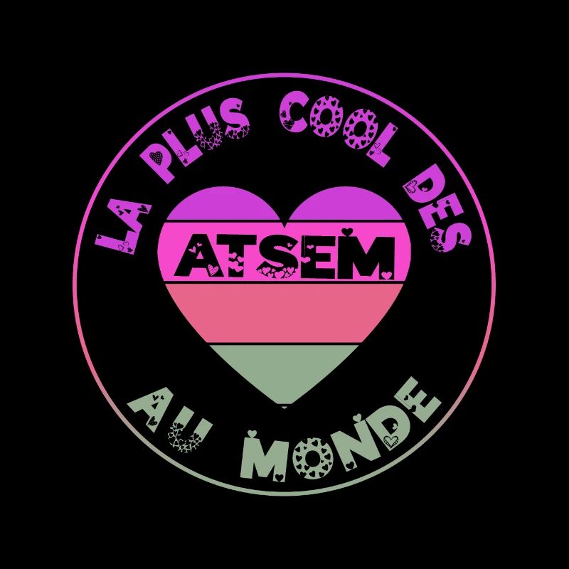 La plus cool des atsem au monde - cadeau atsem