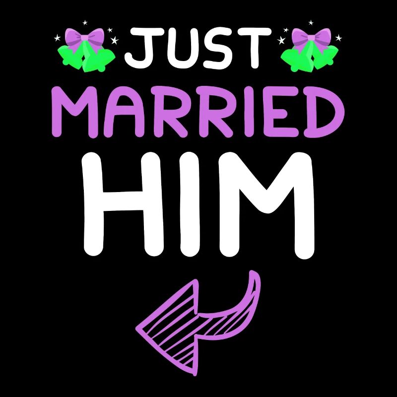 Just Married Him Hochzeit