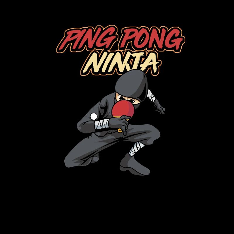 Ping Pong Ninja ping-ping joueur de ping-pong conception