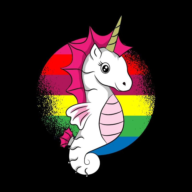 Søhest farverig af The Manzanita's