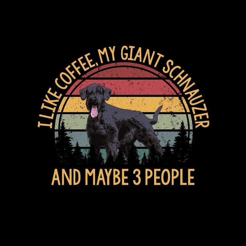 Le café et mon schnauzer géant Riesenschnauzer