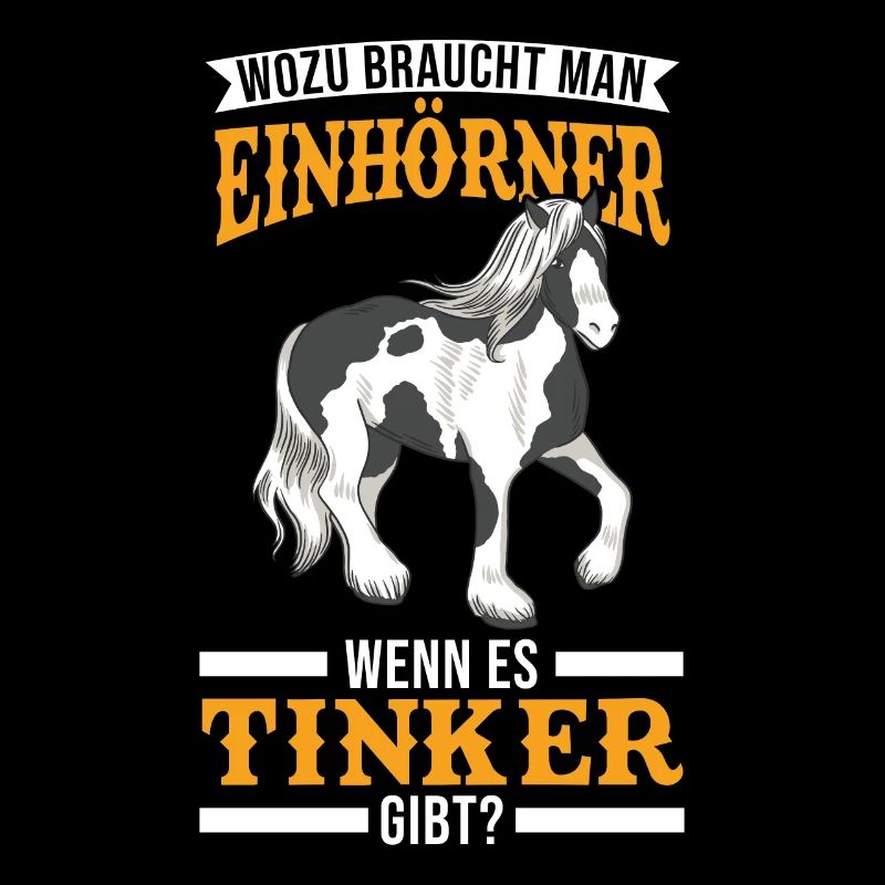 Irish Tinker Pferd Einhorn Tinker