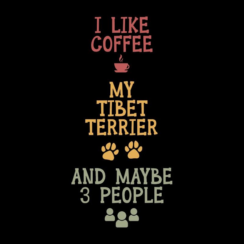 Le café et mon tibet terrier Kaffee