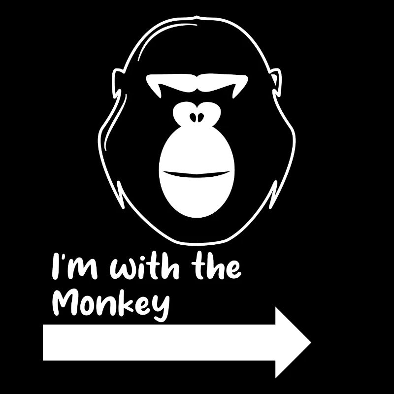 Je suis avec le singe