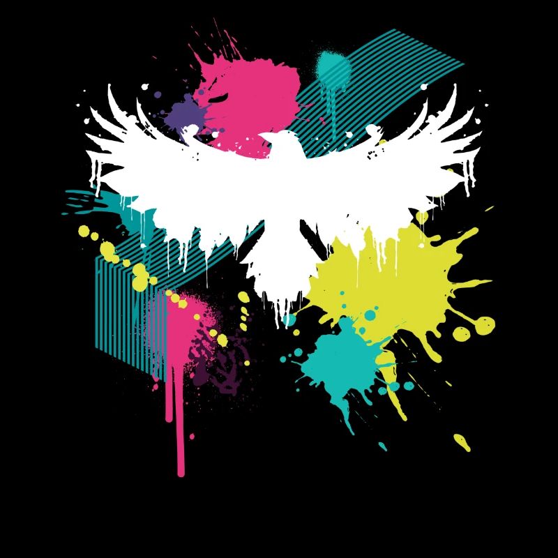 Viking Eagle Phoenix Valhlla Graffiti