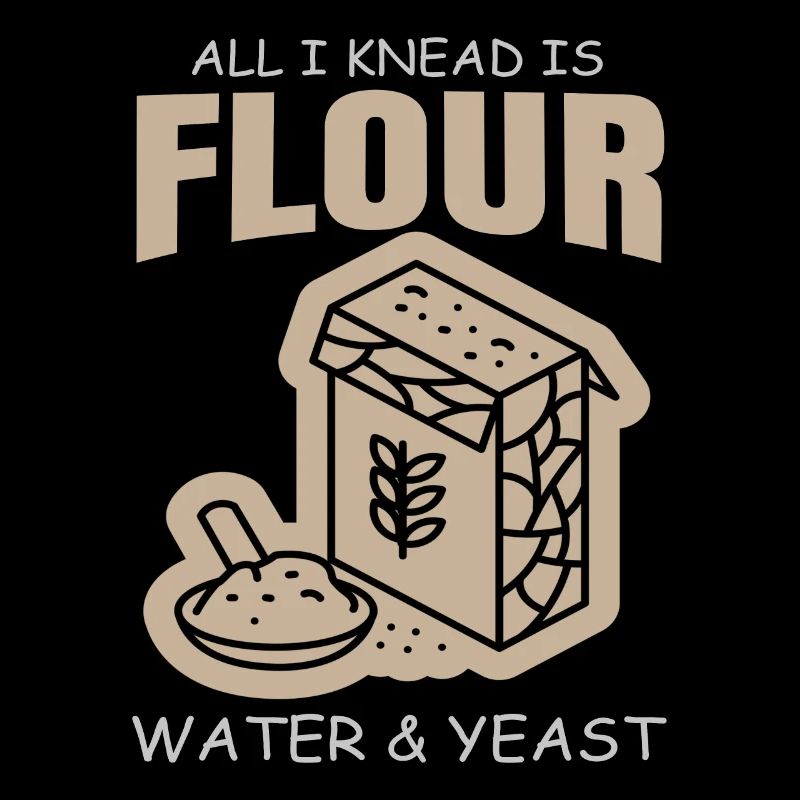 Ce dont j’ai besoin, c’est de farine, d’eau et de levure