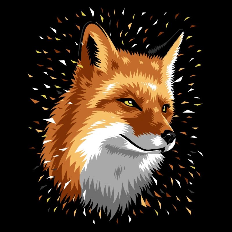 Couleurs flashy du renard
